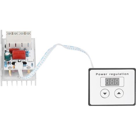 Régulateur de Tension Numérique Super Puissant 10000W, Thyristor AC 220V pour Contrôle de Voltage (1/5)