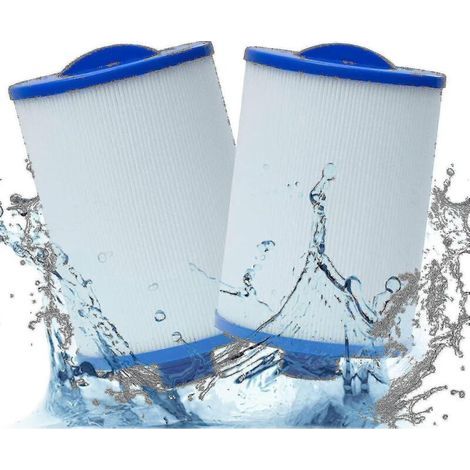 Ensemble de 2 cartouches filtrantes pour spa, compatibles avec Unicel 6CH-940, Pletco PWW50P3 et Waterway Front Access. (1/5)