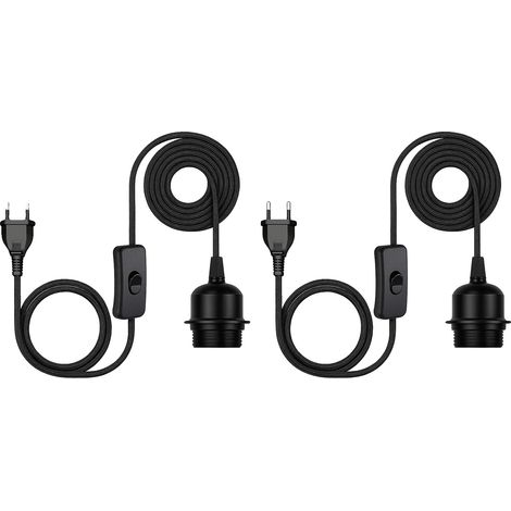 Suspension, Douille E27, Interrupteur Tactile On/Off, 2PCS INTERRUPTEUR ON-OFF (1/2)