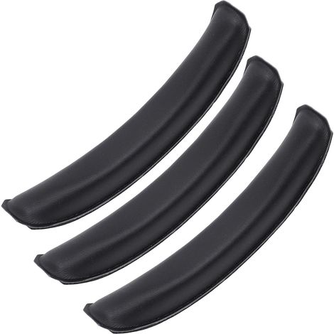 Lot de 3 coussinets de rechange en cuir protéiné souple pour arceau de casque W820NB et W820NB Plus (noir) (1/5)