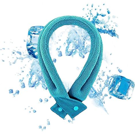 Bandes rafraîchissantes nuque polyester & gel, prévention coups de chaleur pour cyclistes, coureurs, jardiniers, randonneurs, golfeurs (1/5)