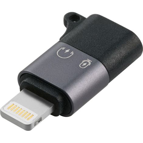 Microconnect MC-USBCLIGHT cambiador de género para cable USB C Lightning Plata