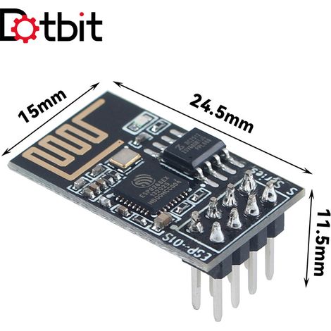 Adaptateur pour imprimante 3D Prusamini/MK4, module sans fil ESP-01S (1/4)