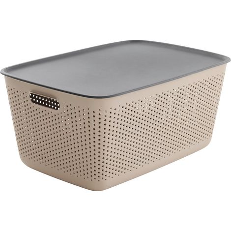 Mömax Wäschekorb Maja Taupe ca. 45 l (1/4)