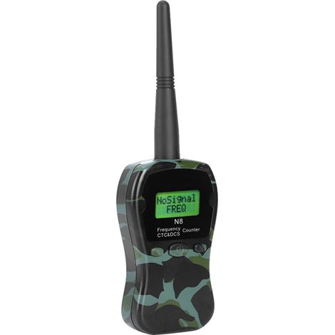 Compteur RF portable N8 Talkie-walkie avec décodeur CTCCSS/DCS, adapté aux applications automobiles et marines, schéma de peinture camouflage. (1/5)