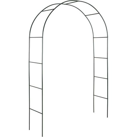 Arche de Jardin Support Plantes Grimpantes Rosiers Tuteur Décoration Extérieure 240x140x37 cm (1/4)