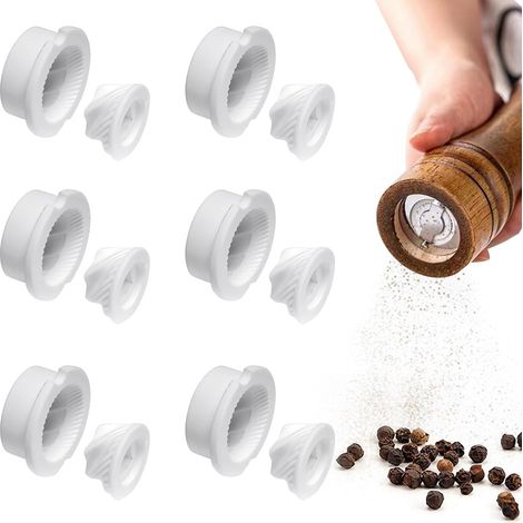 6 Pièces de rechange pour moulin à poivre, broyeur en céramique accessoires pour moulin à poivre, pour moulins à sel, à poivre ou à épices DIY (1/5)