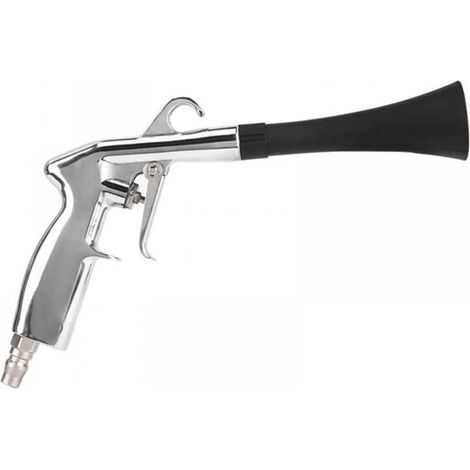 Pistolet de nettoyage automobile haute pression 0,8 MPa, pistolet de lavage intérieur de voiture à jet d'air pulsé, outil de lavage de voiture (tête en trompette) (1/5)