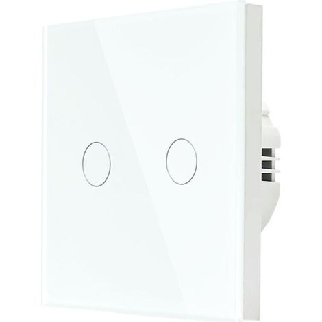 Interruptor táctil de dos posiciones, interruptor táctil unidireccional, toma de corriente de pared.