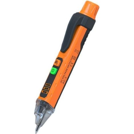 Stylo Testeur de Tension, Détecteur de Tension Sensibilité Réglable 12-1000V/48V-1000V Testeur de Stylo (1/5)