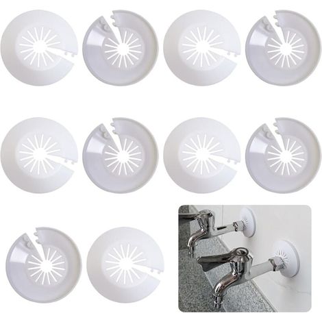 Kühlerschlauchabdeckung, 10 Kunststoff-Schlauchschellen, Zierleiste für Heizungsrohre (10-25 mm) (1/4)