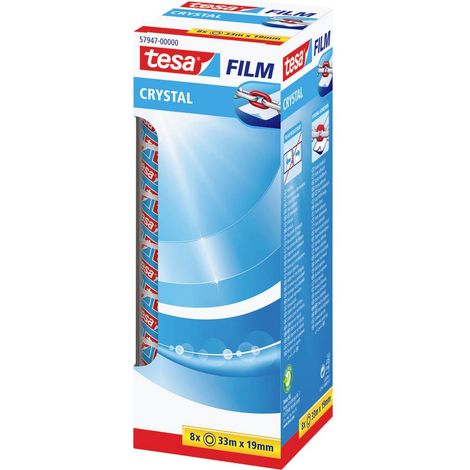 tesa 57947-00000-01 Nastro adesivo tesafilm® (L x L) 33 m x 19 mm 8 pz.