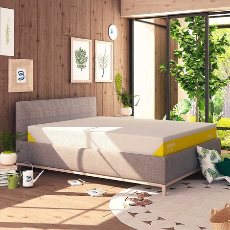 Baldiflex Materasso Lattice Natura Eco 18 cm con Fodera Sfoderabile in Cotone Naturale, Singolo misura 70x190 cm
