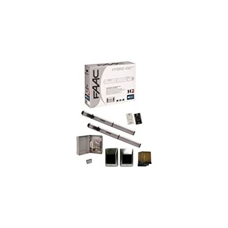 Kit HYBRID PLUS INTEGRAL motorizzazione cancello battente FAAC 24V - FAAC