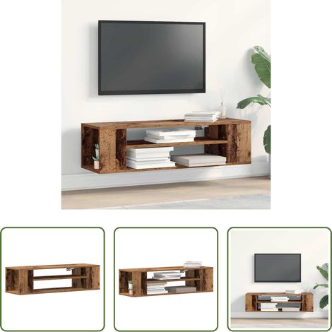 TV-Schrank Altholz - TV-Schränk Altholz 100 x 30 x 26,5 cm Holzwerkstoff (1/5)