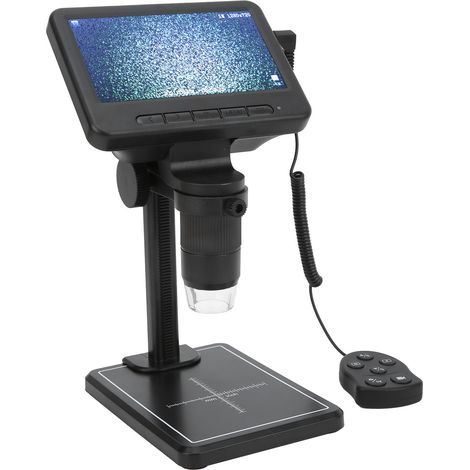 Microscope numérique USB 5 pouces écran HD 1080P, 8 LED réglables, caméra VGA/720P/1080FHD pour inspection et maintenance (1/5)