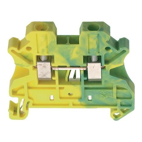 Bloc de mise à la terre Phoenix Contact UT 2.5-PE, 0.14 4mm², A visser, Vert/Jaune ( Prix pour Paquet de 10 ) (1/3)