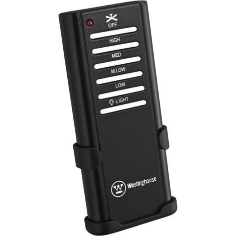Infrared remote control for Westinghouse ceiling fans