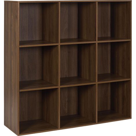 Meuble de Rangement 9 Cases "Tiffany" 99cm Marron