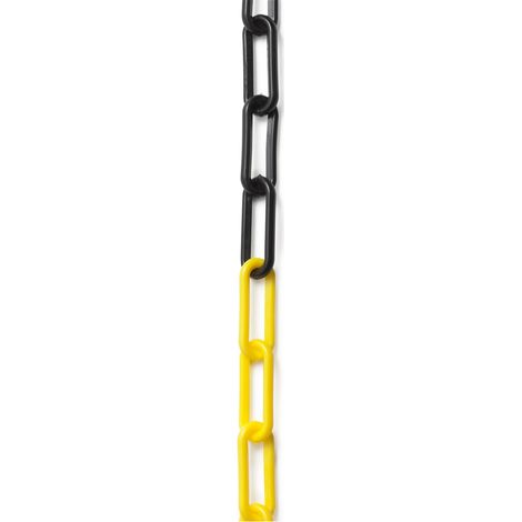 Facom Absperrkette schwarz/gelb 25 m lang (1/2)