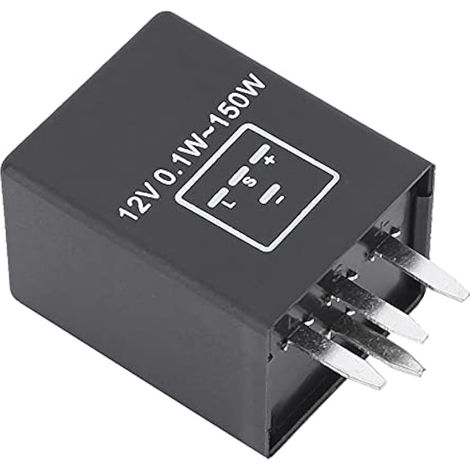 Relais clignotant électronique 4 broches EP29 12V/24V DC pour ampoules LED clignotant moto/voiture (1/5)