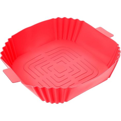 en silicone antiadhésif réutilisable et rouge pour friteuses