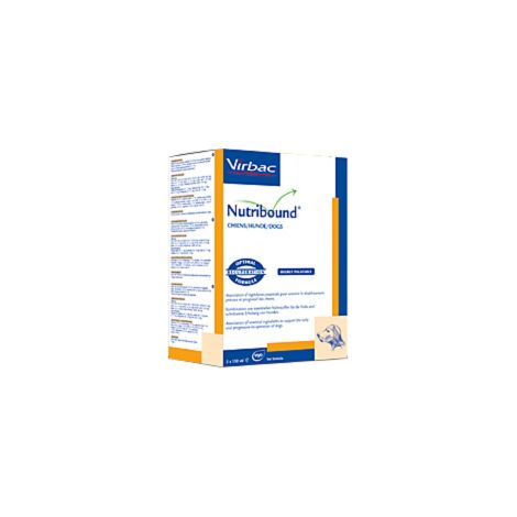 Après-shampoing Virbac Nutribound pour chiens en convalescence, 3 x 150 ml