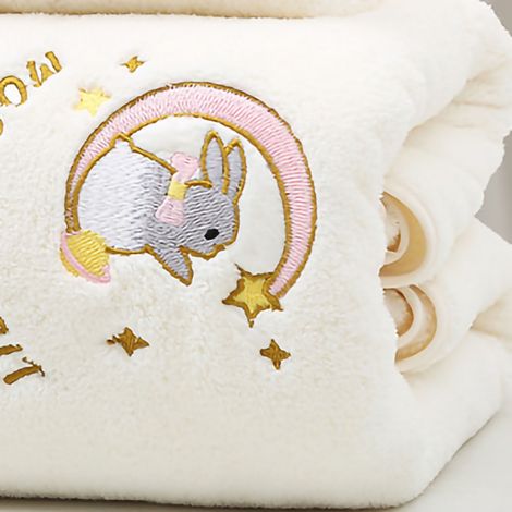 Serviette de bain en polaire corail absorbante douce épaisse pour maison plage beige 34x76