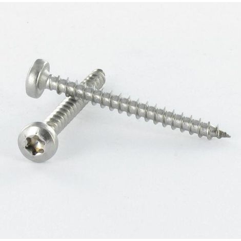 VBA Vis bois agglo Tête ronde TR 4X40 TORX T20 Acier zingué-2000 pièces
