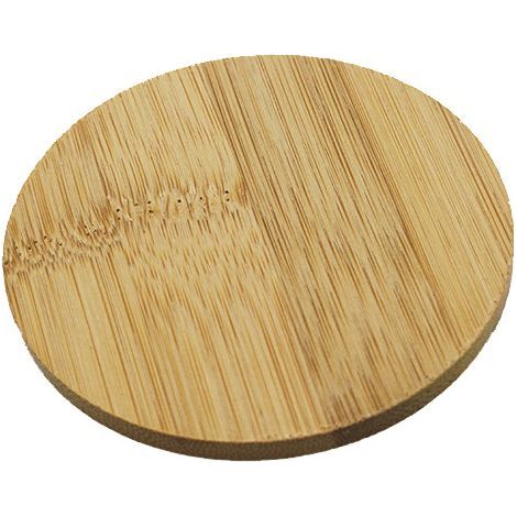 Dessous de verre en bambou, dessous de verre en bambou, 4 dessous de verre ronds en bambou (1/4)