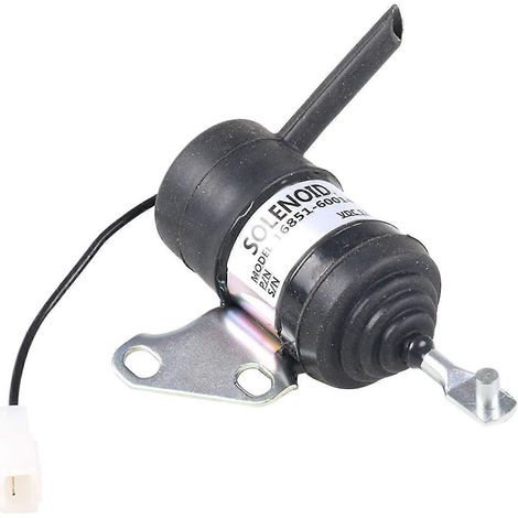 Électrovanne d'arrêt de carburant moteur pour Kubota 16851-60014, vanne de coupure 052600-4530 (1/5)