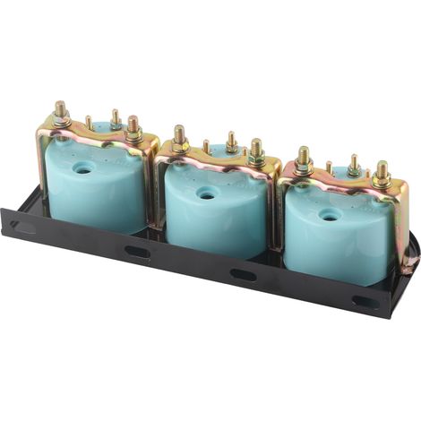 Kit triple de jauges auto universelles 52mm : température eau + pression huile + voltmètre (1/5)