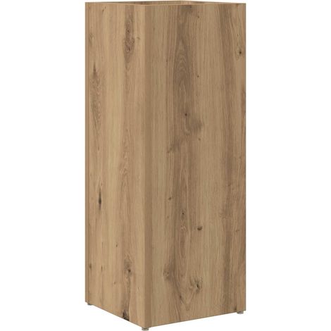 vidaXL Soporte de Sombrilla Roble artisan 25 x 24,5 x 64 cm (1/2)