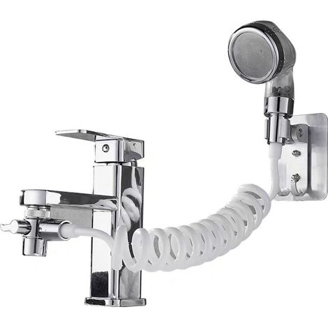 Duschkopf-Set für Waschbecken mit flexiblem Teleskopschlauch