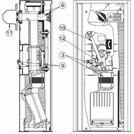 UPBL Asta 4700mm Per Up4 4eh 5e Ditec Upbl Entrematic Ricambio Originale Garanzia
