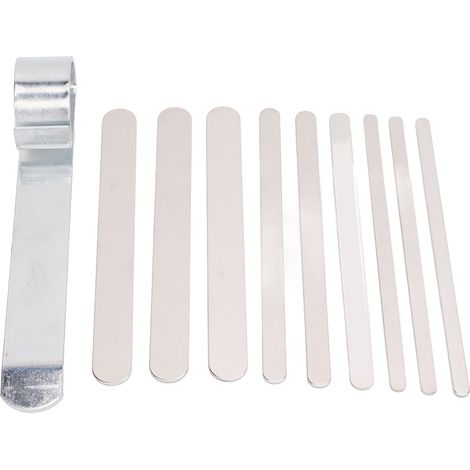 Kit de cintrage pour bracelets en acier allié haute dureté, outil de formage avec 9 tiges en aluminium pour création de bijoux DIY (1/5)