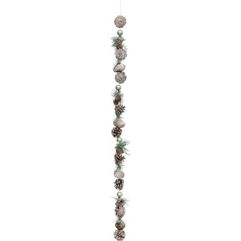 Guirlande de Noël Pommes de Pin et Baies finition givrée L 100 cm - Feeric Christmas (1/2)