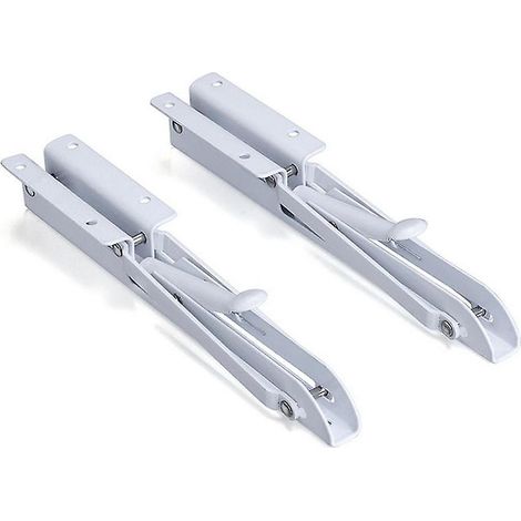 Klappbare Edelstahl-Wandhalterung, 200 mm, 2 Stück mit Befestigungsschrauben. – AquaForge