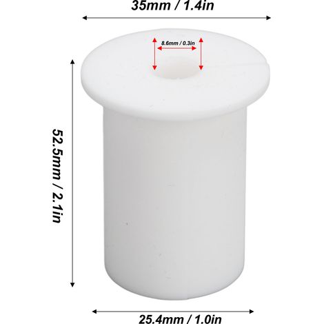 Ortviai Kit de gestion de câbles Starlink – 10 embouts en silicone blancs de 25,4 mm pour passage mural étanche (1/4)