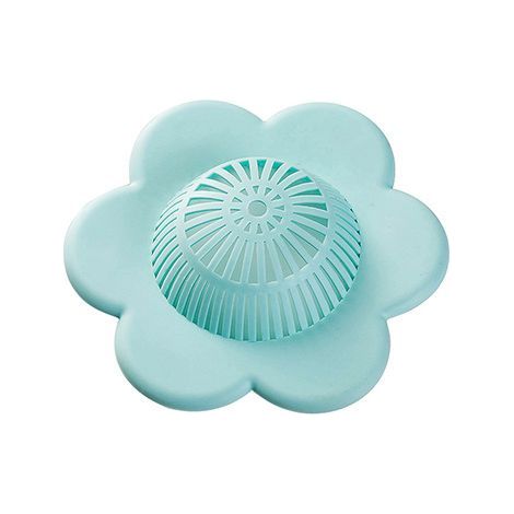 Tapón de silicona para el cabello, protector de desagüe para ducha, bañera y ducha con ventosas, apto para baño y bañera (verde). (1/5)