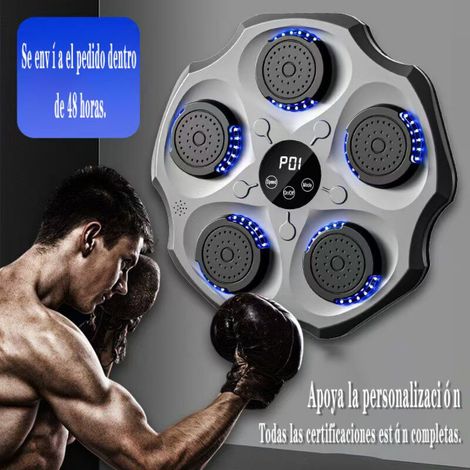 Musical Boxing Machine, Speed Music Boxing Machine with Boxing Gloves, Smart Bluetooth Music Electronic Boxer, LED Wall-Mounted Boxing Music for Adults and Children for Gym and Home (1/5)