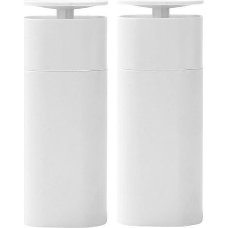 Distributeur de détergent pour évier de cuisine, comptoir, salle de bain, presse-mains, récipient de rangement, porte-savon blanc (1/5)