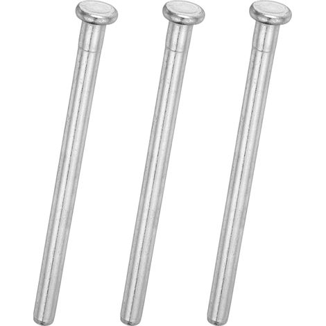 3Pcs Goupilles De charnière de porte, Argenté (1/5)