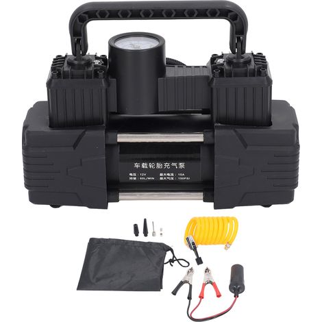 12V 150 PSI Hochdruck-Luftkompressor mit LED-Licht für Autoreifen (1/5)
