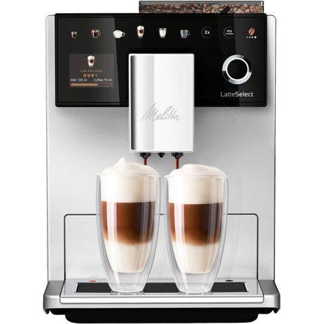 Cafetera Superautomática Melitta LatteSelect F630-211 Café en Grano y Molido 12 Recetas (1/5)