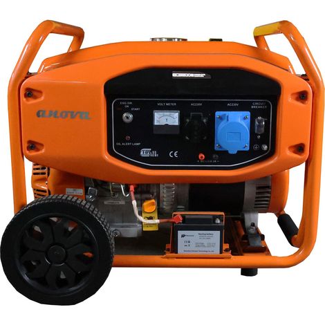 Groupe électrogène thermique - Moteur 4T 389cc - Puissance 5500 W - Réservoir 28 L - Démarrage électrique - GC5500E ANOVA