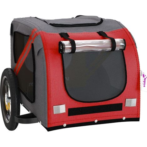 Rimorchio/carrello per animali domestici rosso 020044353
