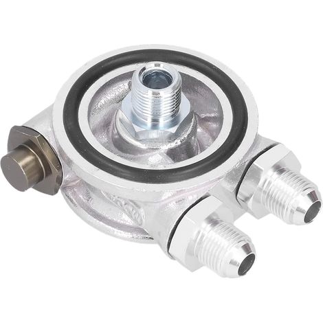 Refroidisseur D'huile Filtre Sandwich Plaque Thermostat Adaptateur Ensemble Installation Rapide Surveillance De L'état Bonne Étanchéité Universel (1/5)