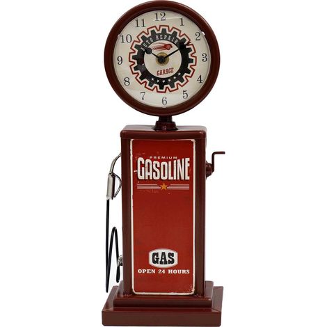 Horloge pompe à essence retro