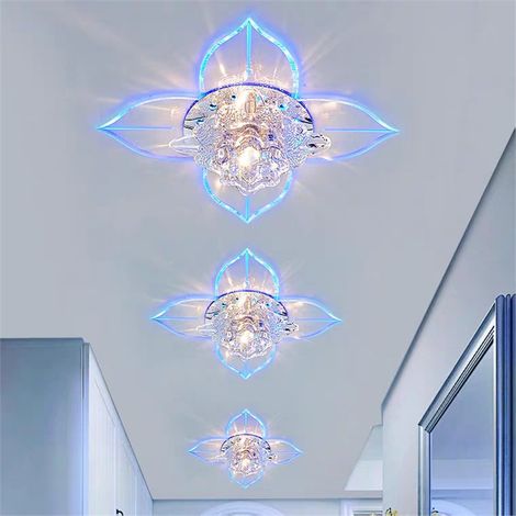 Luminaire coloré – 9W – Monté au plafond – Multicolore – Forme fleur – Couloir/chambre